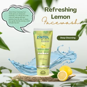 Zintol Refreshing Lemon Deep Cleansing Face Wash
