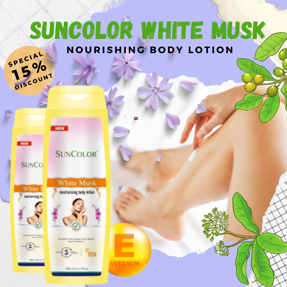 Suncolor White Musk Moisturising Body Lotion